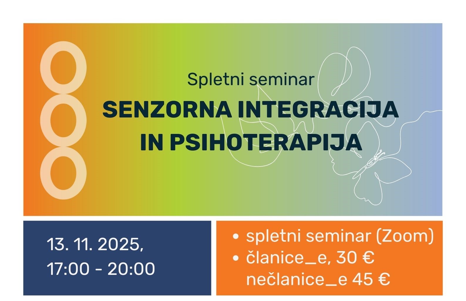 Spletni seminar Senzorna integracija in psihoterapija